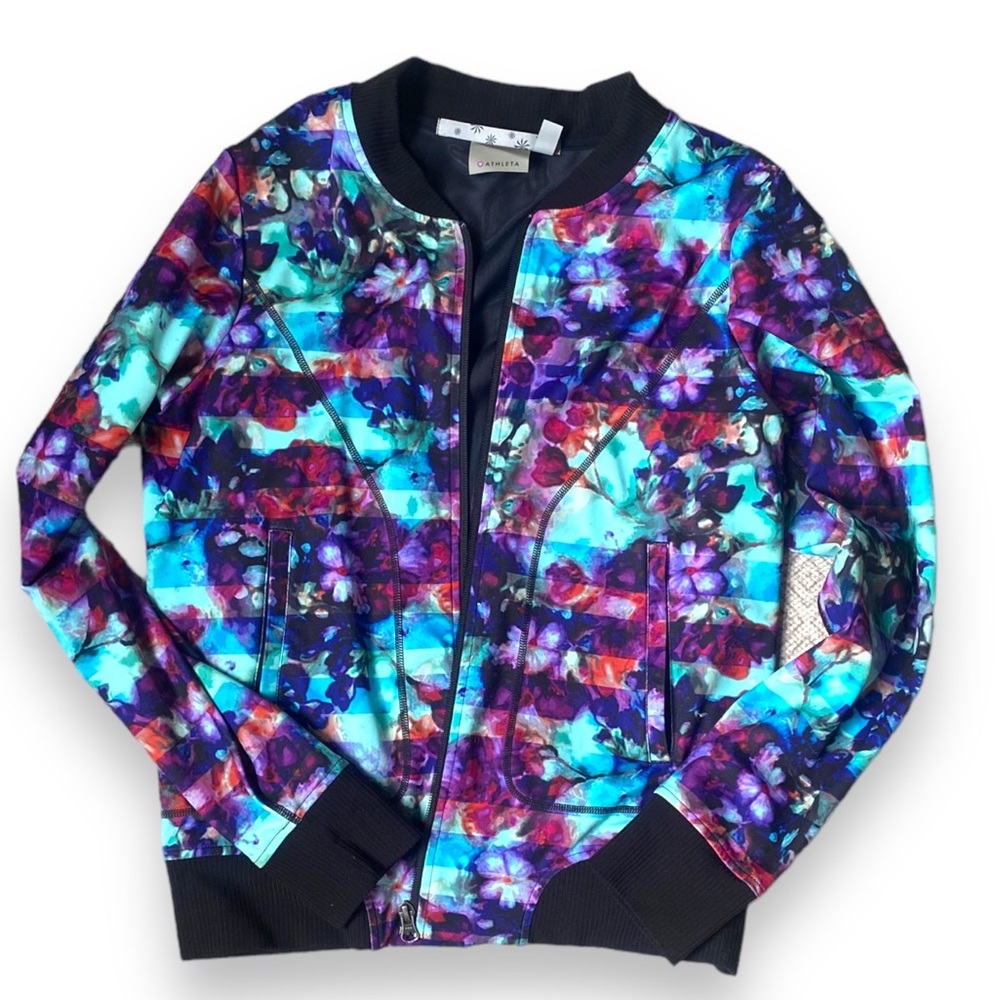 Athleta long sleeve zip jacket Medium M